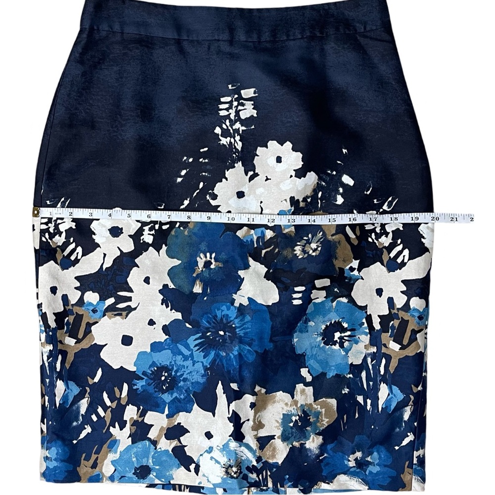 Kate Spade Marit Floral Pencil Skirt Silk blend Cottagecore Office Wedding Guest - Picture 7 of 11